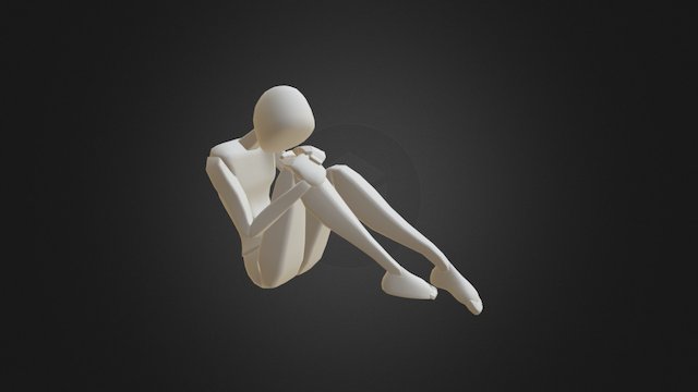 Figure Study Pose #1 3D Model