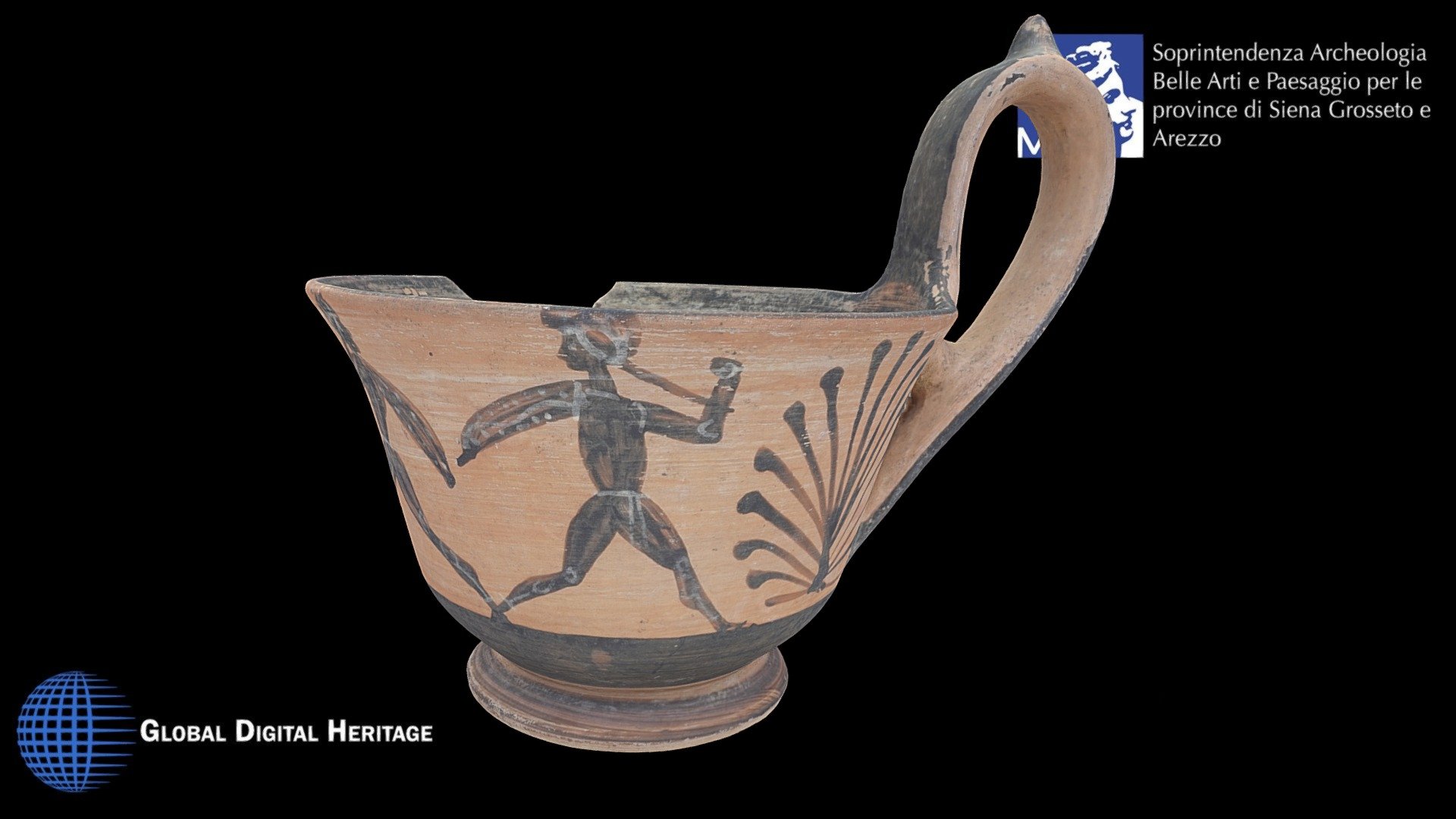 Etruscan black-figure kyathos