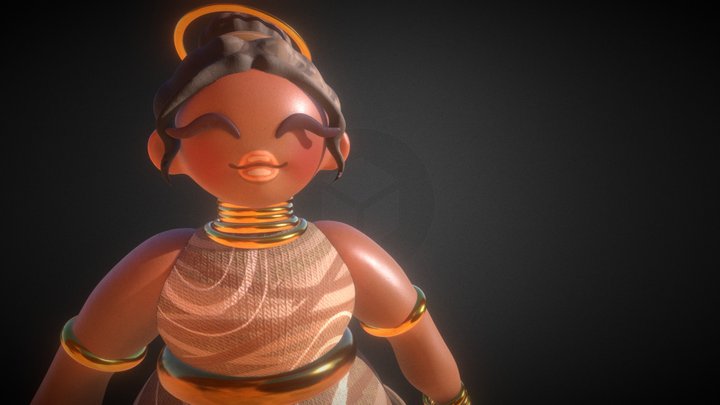 Saturn - But Human! 3D Model