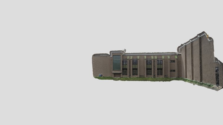 Gevel sporthal 3D Model