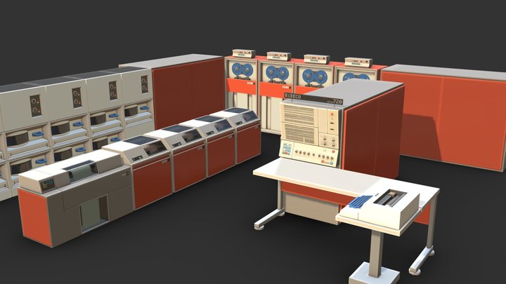 RiDECO - System 720 - Computer Mainframe for SL 3D Model