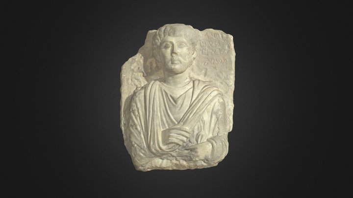 Palmyrene Funerary Relief 3D Model