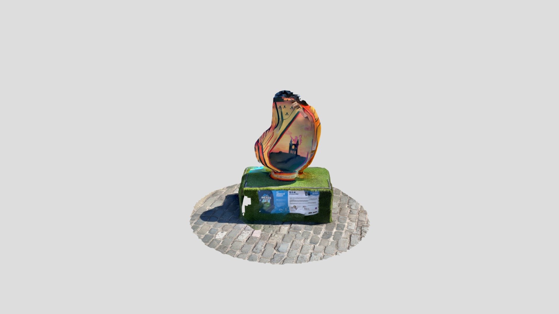 St Andrews Gold bag