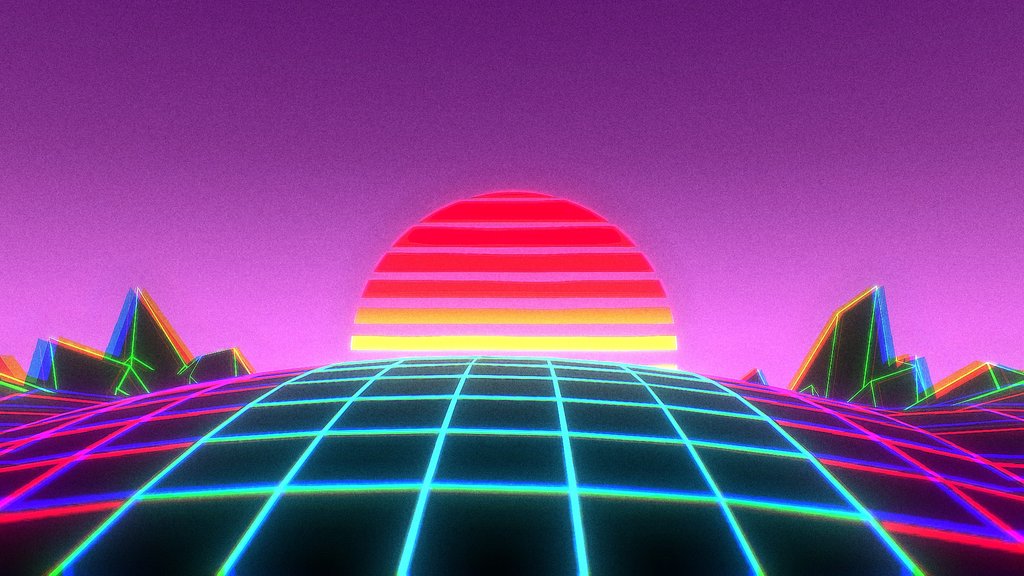 Vaporwave Sunset