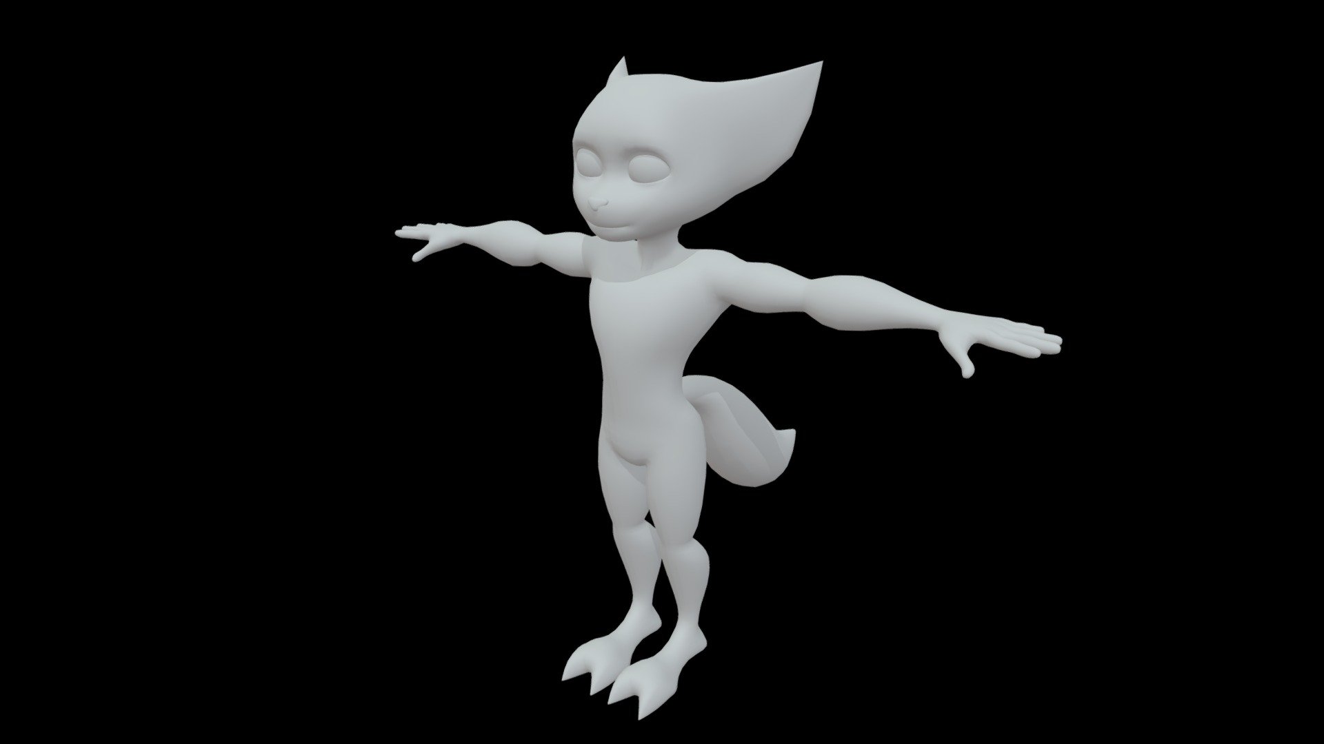 Male Lombax - Base Body (Ratchet and Clank) - Download Free 3D model by ...