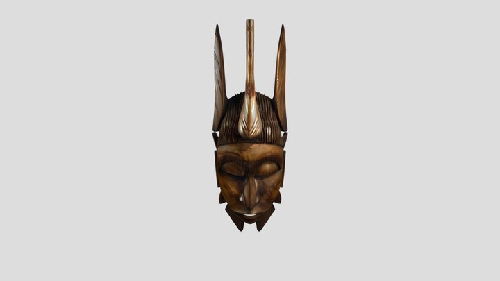 Senufo Mask 3D Model