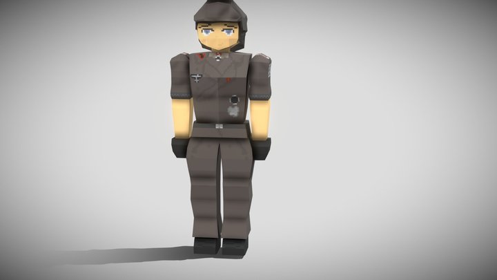 Division Großdeutschland soldier 3D Model