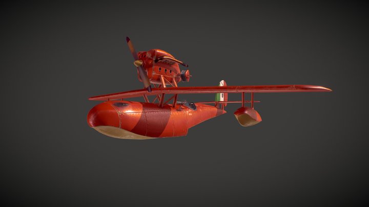 Porco Rosso Savoia s21 3D Model