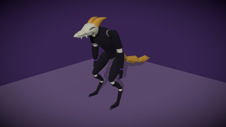Skawg | End Boss | Animated 3D Model