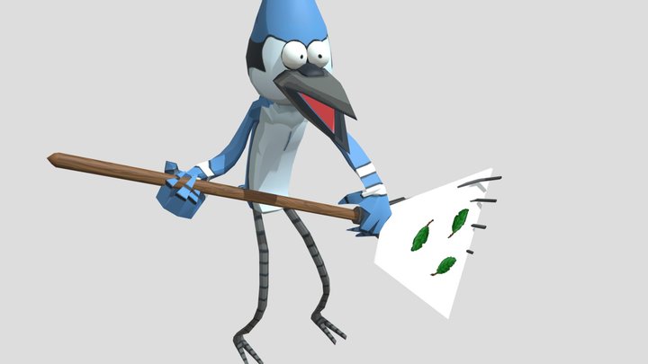 Mordecai (FusionFall Heroes) 3D Model