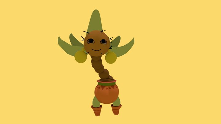 Funky Aunt 3D Model