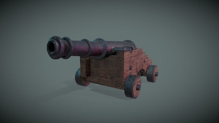 Cannon 3D Model