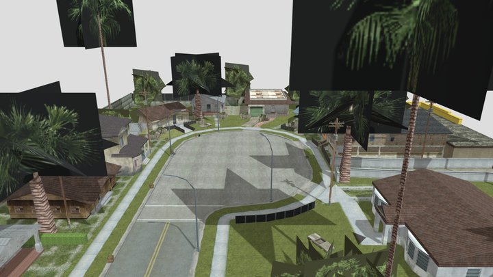 Gtasa__grove_street 3D Model