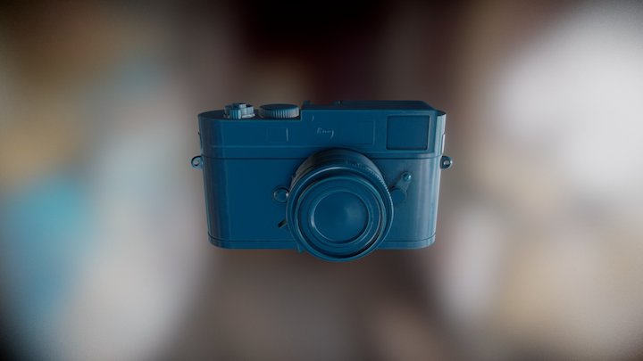 Leica Low Poly 3D Model