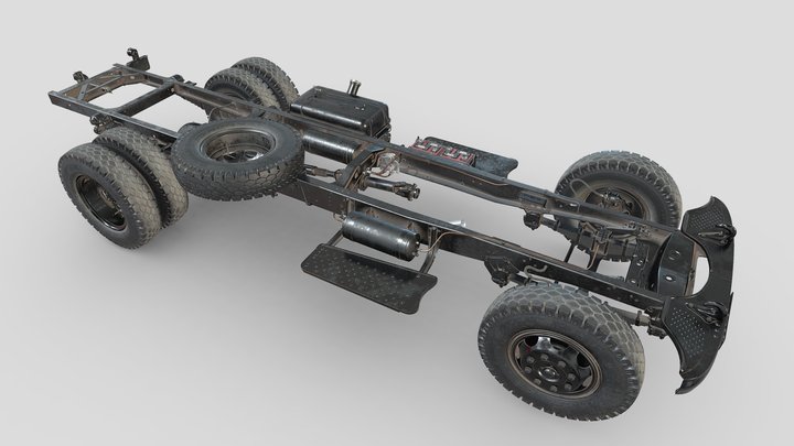 ZIL_164_Chassis. 3D Model