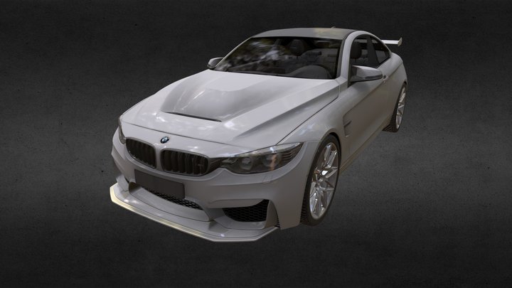 BMW M4 GTS 2016 3D Model