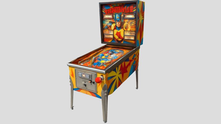 1970 Pinball – Modelo 3D gratuito STL