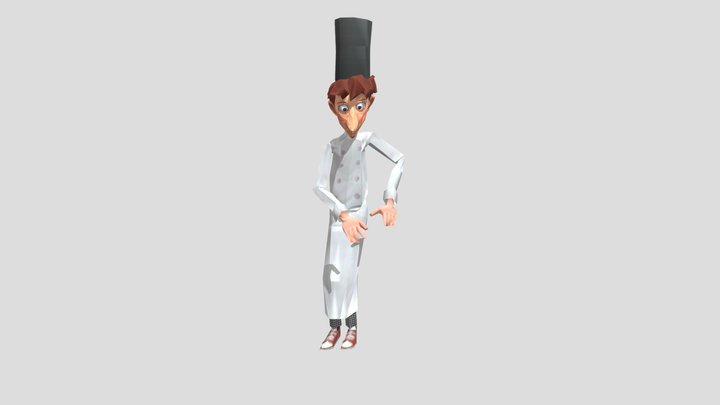 Alfredo Linguini Wii 3D Model