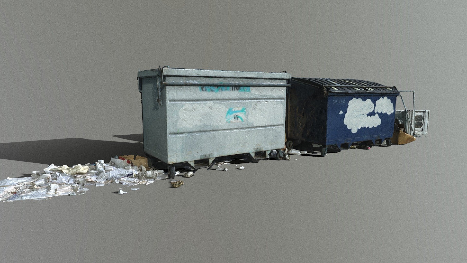 Dumpster Wall