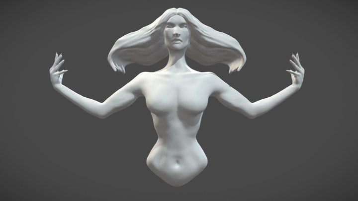 Azura - WIP 3D Model