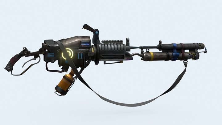 flame Thrower 3D Model