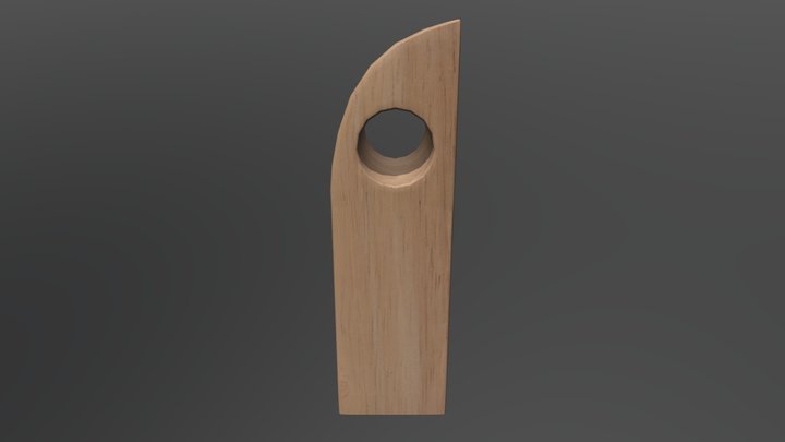 A12 Slope Block Hole 3D Model