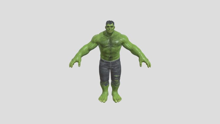 Hulk From the  Marvel Cinematic Universe 3D Model