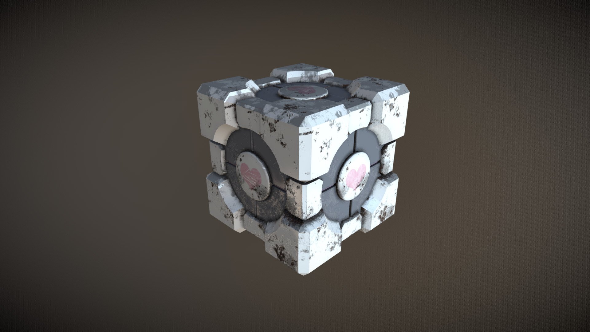 "The Lonley Cube" - Portal Companion Cube