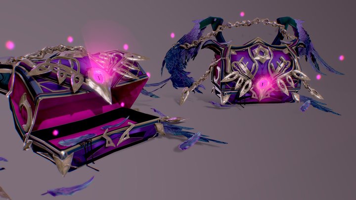 League of Legends Fan art: Morgana Chest 3D Model