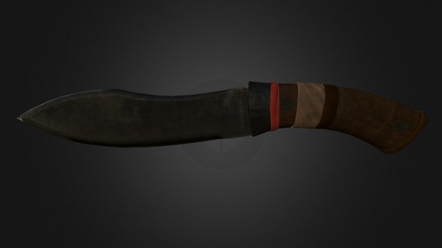 Tribal Dagger 3D Model