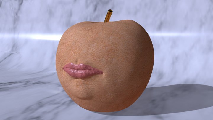 Sexy Apple 3D Model