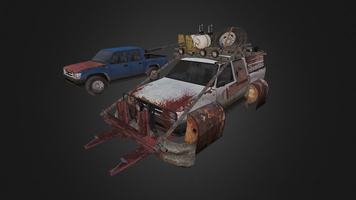 Zombie Pickup 3D Model
