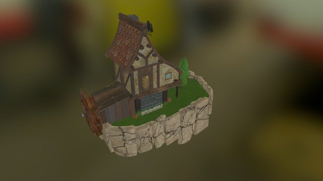 House Low-poly 3D Model