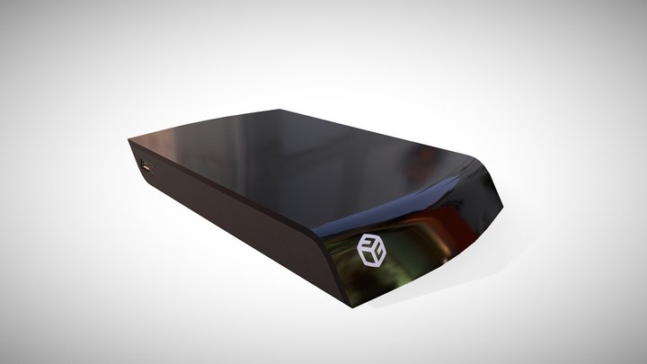 Hard Disk 3D Model