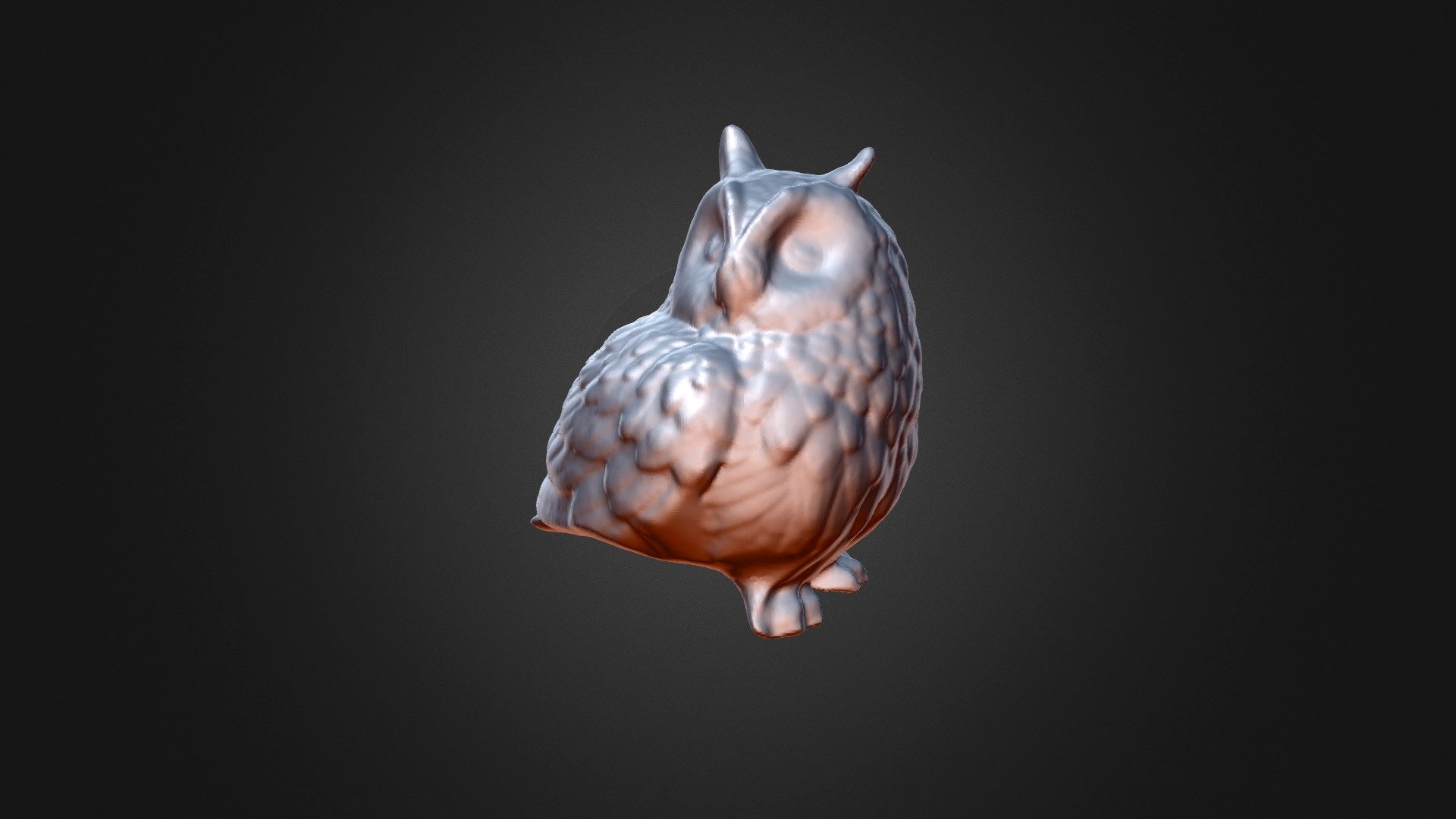 Owl 360 model taken with SCANIFY