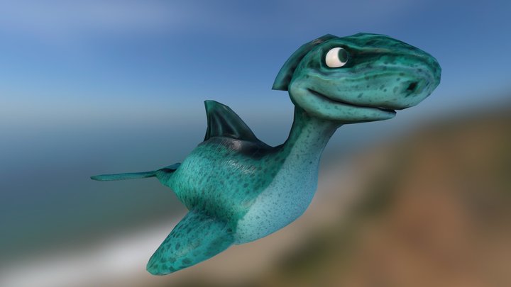 Sea Monster 3D Model