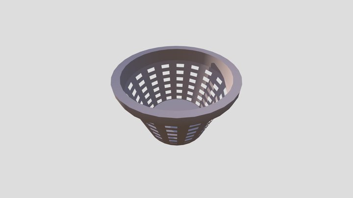 советский тазик для белья 3D Model
