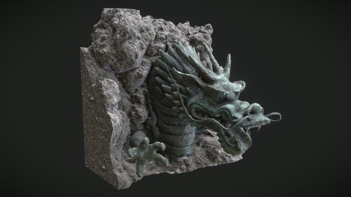 Japanese Dragon 3D Model