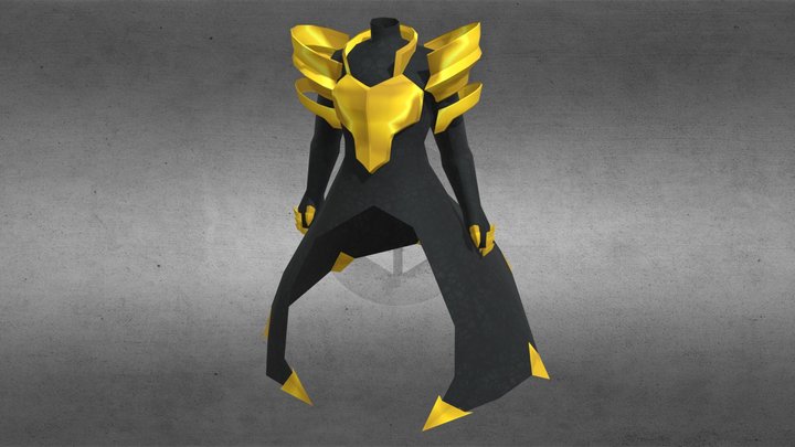 Rixriz's Armored Long-Jacket (ver. LongTail) 3D Model