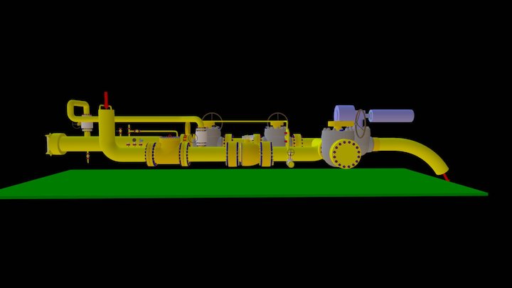 S Pailin PTT SKID 3D Model
