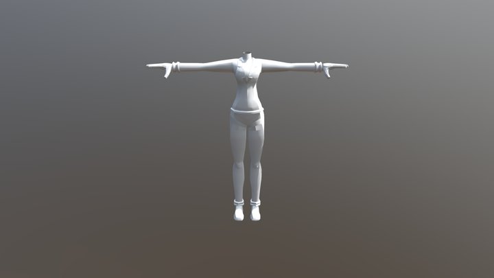 Mandy Body First Draft 3D Model