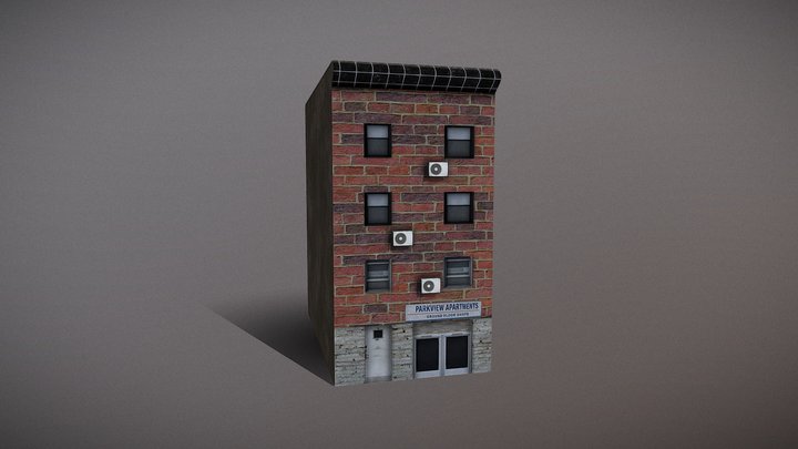 Lowpoly Apartment – Free 3D Model STL