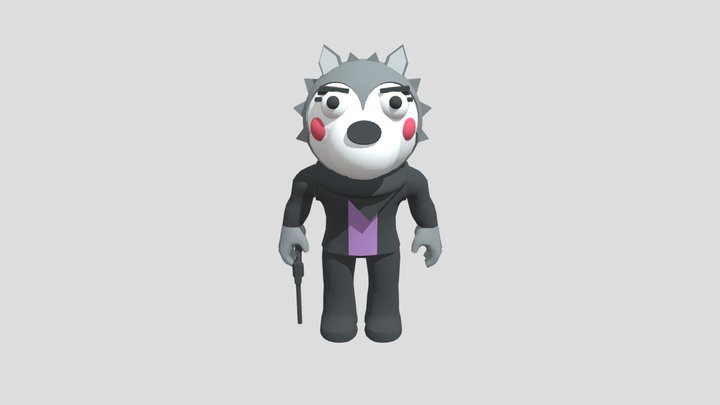 Willow wolf 3D Model