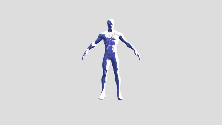 spider-man / Marvel rivals. it's colored! 3D Model