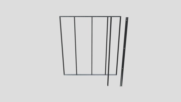 Steel Frame 3D Model