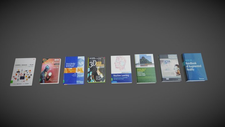 Books 3D Model