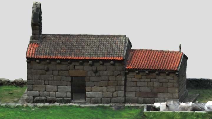 Capela de São João de Calvos 3D Model
