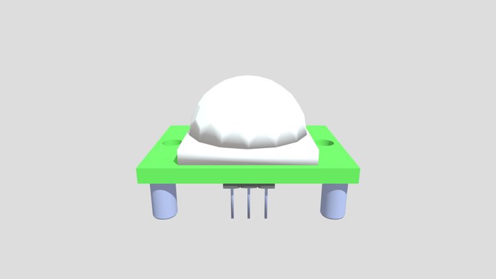 PIR Sensor 3D Model