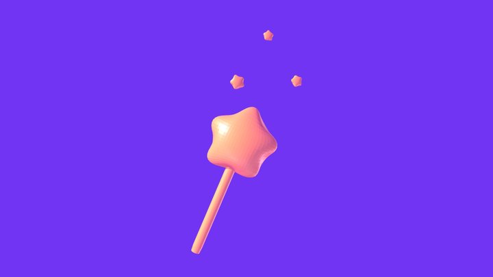 Magic Wand 3D Model