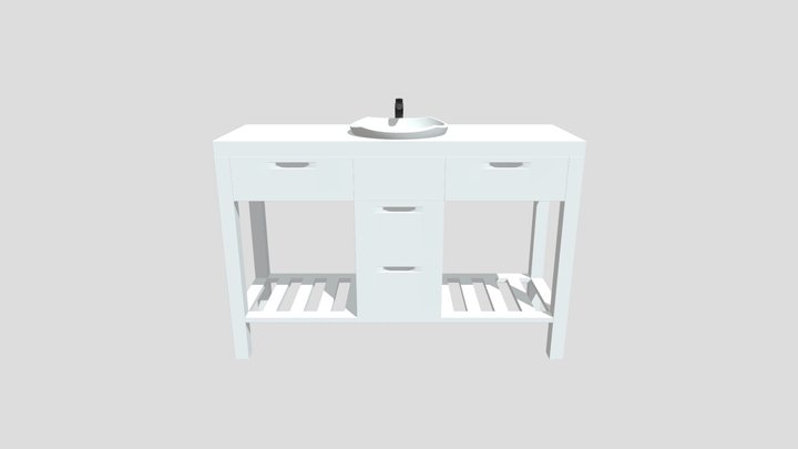Bathrom cupboard 3D Model